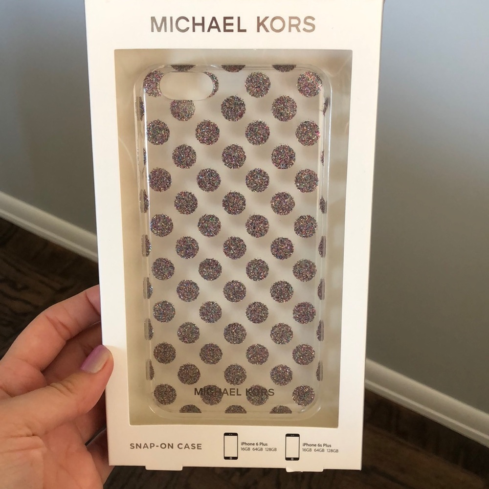 Michael Kors glitter dots iPhone 6 Plus Phone case
